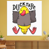 Funny Duck Tape Leinwanddruck (Insitu (Wohnzimmer))