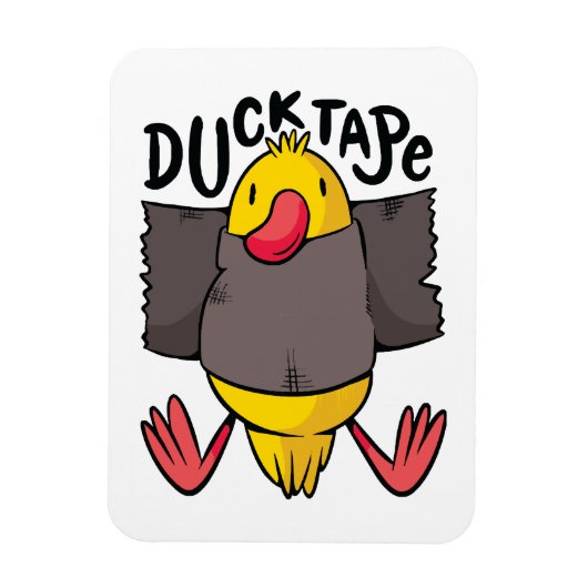 Funny Duck Tape Magnet (Vertikal)