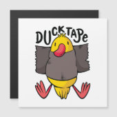 Funny Duck Tape Magnetkarte (Vorne/Hinten)