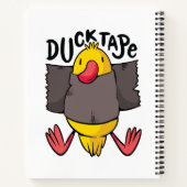 Funny Duck Tape Notizblock (Rückseite)