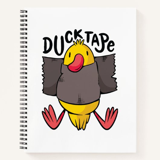 Funny Duck Tape Notizblock (Vorderseite)