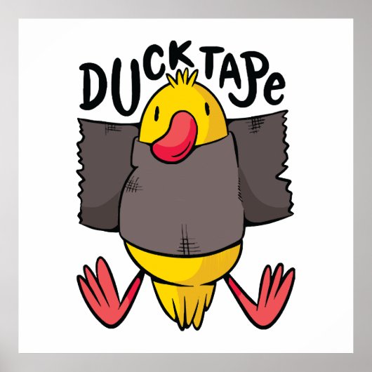 Funny Duck Tape Poster (Vorne)