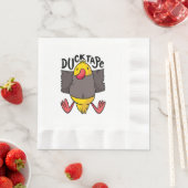 Funny Duck Tape Serviette (Beispiel)