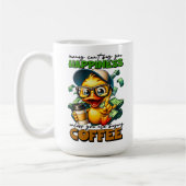 Funny Duck Wear Glass Coffee Quote Tasse (Links)