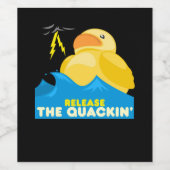 Funny Duck Weinetikett (Einzelnes Label)
