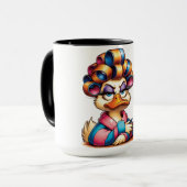 Funny Duck Zitat Tasse (Vorderseite Links)