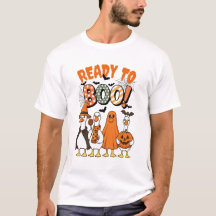 Funny Ducks Ready to Boo Halloween