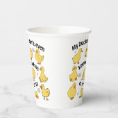 Funny Ducks Sarcastic Pappbecher (Links)