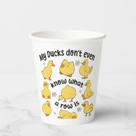 Funny Ducks Sarcastic Pappbecher