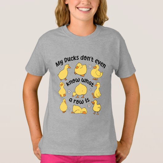 Funny Ducks Sarcastic T-Shirt (Vorderseite)