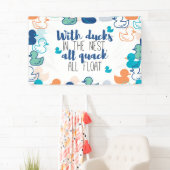 Funny Ducks und Quack Float Puns Zitat Design Banner (Insitu)