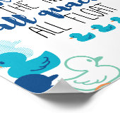 Funny Ducks und Quack Float Puns Zitat Design Poster (Ecke)
