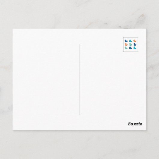 Funny Ducks und Quack Float Puns Zitat Design Postkarte (Rückseite)