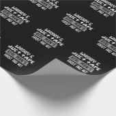 Funny Duct Tape Husband Whiskey Lover Vater Vater Geschenkpapier (Ecke)