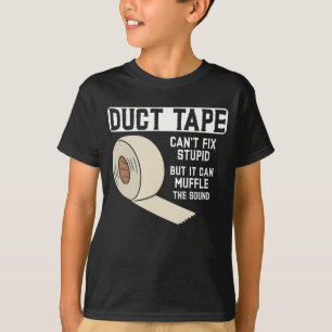 Funny Duct Tape Joke Men Husband Vater T-Shirt
