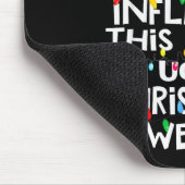 Funny Due To Inflation Ugly Christmas Sweaters For Mousepad (Ecke)