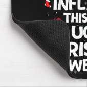 Funny Due To Inflation Ugly Christmas Sweaters For Mousepad (Ecke)