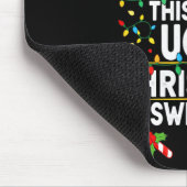 Funny Due To Inflation Ugly Christmas Sweaters For Mousepad (Ecke)