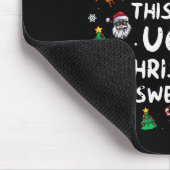 Funny Due To Inflation Ugly Christmas Sweaters For Mousepad (Ecke)