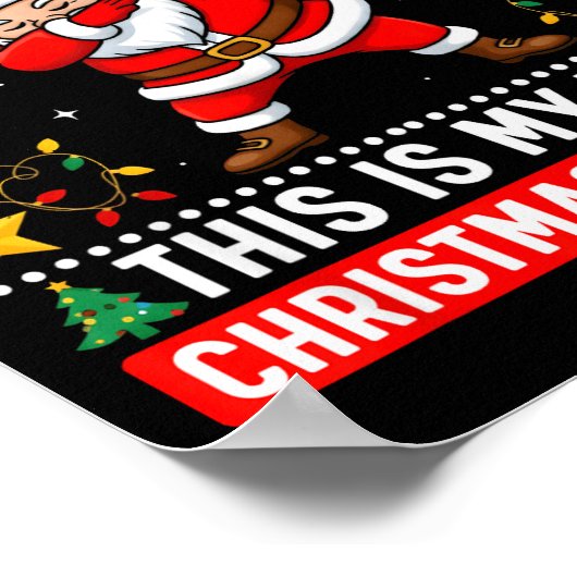 Funny Due To Inflation Ugly Christmas Sweaters For Poster (Ecke)