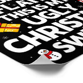 Funny Due To Inflation Ugly Christmas Sweaters For Poster (Ecke)