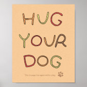 Funny Dug dein Doster Inspirational Doster Poster (Vorne)