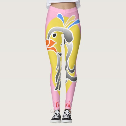 Funny Duke Duck leggins - colorful and cute (Vorderseite)