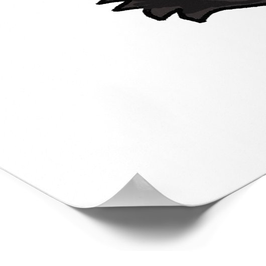 Funny Dump Joe Biden Cartoon Poster (Ecke)