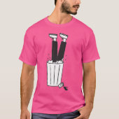 Funny Dumpster Diving Bin T-Shirt (Vorderseite)