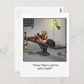 Funny Dungeon Spaß Postcard Postkarte (Vorne/Hinten)