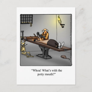 Funny Dungeon Spaß Postcard Postkarte