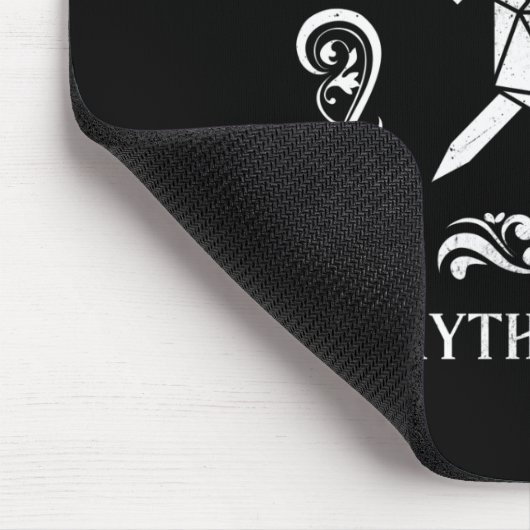 Funny Dungeon Tabletop Gamer Slogan Mousepad (Ecke)