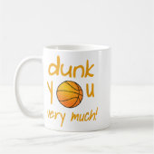 Funny Dunk Sie sehr viel Basketball Sommer Camp Sp Kaffeetasse (Links)