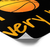 Funny Dunk Sie sehr viel Basketball Sommer Camp Sp Poster (Ecke)