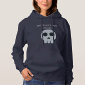 Funny Dunkelskull Emoji Hoodie (Vorderseite)