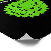Funny Durian Stink Zitat Grafik Poster (Ecke)