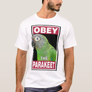 Funny Dusky Headed Parakeet - Vogelkunst T-Shirt