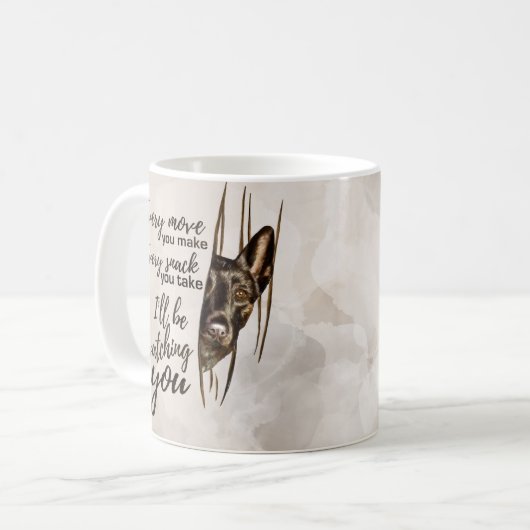 Funny Dutchie Stalker Kaffeetasse (Vorderseite Links)
