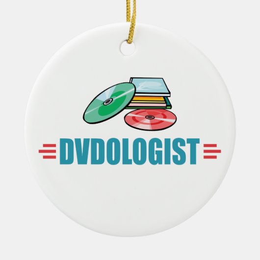 Funny DVD Movie Keramikornament (Vorne)