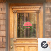 Funny Dyslexia Joke Melons von Lemons Fensteraufkleber (Haustür)