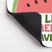 Funny Dyslexia Zitat Dyslexischer Spaß Watermelon Mousepad (Ecke)