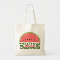 Funny Dyslexia Zitat Dyslexischer Spaß Watermelon
