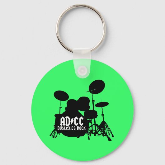 Funny Dyslexic Schlüsselanhänger (Vorderseite)