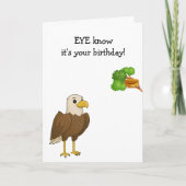 Funny Eagle Eyesight Age Burn Karte (Vorderseite)