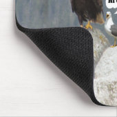 Funny Eagles and Seagull Mousepad (Ecke)