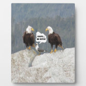 Funny Eagles und Seagull Fotoplatte (Vorderseite)