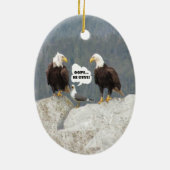 Funny Eagles und Seagull Keramikornament (Hinten)