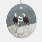 Funny Eagles und Seagull Keramikornament (Links)