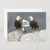 Funny Eagles und Seagull Postkarte (Vorne/Hinten)
