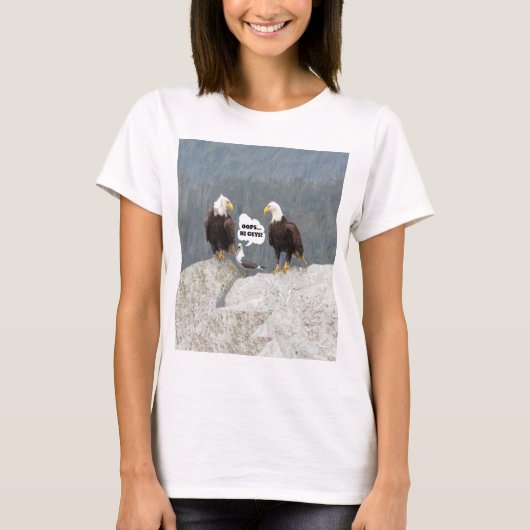 Funny Eagles und Seagull T-Shirt (Vorderseite)